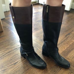 Bandolino two-tone riding boots